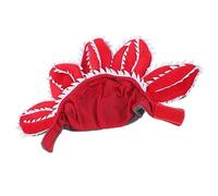 CLISPEED Sombrero de Peluche para Mascotas Forma de Carnívora Gorra Cálida y Transpirable para Perros Pequeños Accesorio de Disfraz Divertido y Seguro para Invierno