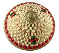 CLISPEED Sombrero Transpirable Ala Ancha de Diseño Chino Vintage Manufactura para en Escenario y Actividades al Aire Libre