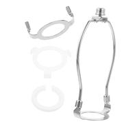 CLISPEED Soporte de Pantalla para Lámpara de Pie Arpa Metálica de 6 Pulgadas, Accesorio para Base E26/e27/e14, Marco Resistente para Pantallas, Uso en Iluminación de Hogar y Oficina