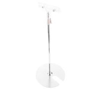 CLISPEED Soporte para Carteles Publicitarios de Acero Inoxidable Ajustable Exhibidor de Póster Forma de T para Escritorio y Mostrador Resistente y Portátil para Publicidad y Ferias