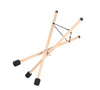 CLISPEED Soporte Trípode para Tambor Lengua de Madera Ajustable Estructura Estable Antideslizante para Hand Pan y Handpan Soporte Portátil para Percusión