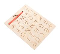 CLISPEED Tablero de Madera para Trazar Letras y Números Juguete Educativo para Niñas Desarrollo de Escritura y Coordinación Motora Preescolar Seguro y Natural
