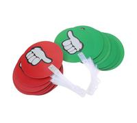 CLISPEED Tablero de Votación Portátil 30 Paletas de Colores para Escuela, Material Duradero, Adecuado para Actividades Educativas y Participación Docente