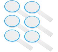 CLISPEED Tableros de Puntuación Borrables 6 Pcs, Tablero de Votación Portátil 10x20 Cm, Material Resistente, Marcador de Escritura Lado, Pizarra Manual para Arbitraje y Deportes al Aire