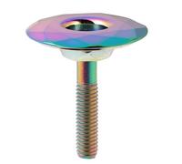CLISPEED Tapa del Auricular de Bicicleta de Aleación de Aluminio Tornillo, Tapa de Horquilla para Manillar y Potencia, Accesorios para Bicicleta de Montaña y Carretera