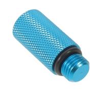 CLISPEED Tapón de Ajuste Manual para Regulador de Buceo Azul Adaptador de Aluminio 3/8-24 para Reparación Accesorio de Desconexión Rápida y Tapón Hermético para Regulador de Baja Presión