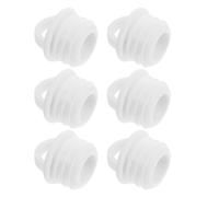 CLISPEED Tapón de Sellado de Caucho 22 Mm para Cubo de Fregona, Pack de 6 Unidades, Tapones a Prueba de Fugas para Drenaje Cesta de Trapeador, Accesorio de Reemplazo para Limpieza