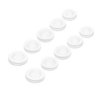 CLISPEED Tapones de Silicona Blancos para Hucha Juego de 10 Piezas Tapones Circulares de Sellado para Agujeros Tamaños Variados 28-36 MM Accesorios para Cajas de Ahorro y Alcancías
