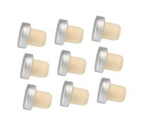 CLISPEED Tapones de Vino Prácticos 29Mm 9 Piezas de Aluminio Sellado Eficaz para Botellas de Vino Reutilizables Uso Hogar