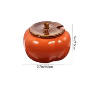 CLISPEED Tarro de Cerámica para Condimentos y Tapa Diseño Forma de Resistente Altas Temperaturas para Almacenamiento de Especias y Salsa Hogar