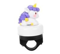 CLISPEED Timbre Bicicleta Infantil Unicornio Divertido Cartoon Sonido Fuerte y Compatible para Bicicletas Scooters y de Equilibrio para Niñas
