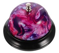 CLISPEED Timbre de Llamada para Servicio de Atención al Cliente Campana Manual Estampado Decorativo Sonido Fuerte para Recepción Bar y Restaurante Diseño Práctico y Resistente