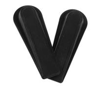 CLISPEED Tope De Puerta De Goma Cuña Antideslizante Tamaño Medio, Bloqueador De Viento Eficaz, Protección para Puertas Interiores, Juego De 2 Unidades para Uso Doméstico