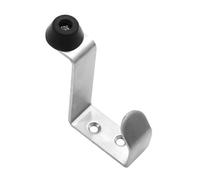 CLISPEED Tope de Puerta Multiusos Gancho Tope Antiimpactos de Goma y Acero Inoxidable Cierre de Seguridad Resistente para Oficina y Hogar Protección para Paredes y Suelos Instalación