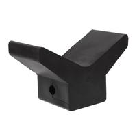 CLISPEED Tope en V para Remolque de Barco Pesquero, Goma Resistente Antichoque y Antivibración, Accesorio para Embarcaciones y Remolques, Soporte Seguro para Parte Frontal