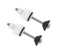 CLISPEED Tornillos Metálicos para Asientos de Inodoro Resistentes Inoxidable Instalación Reemplazo 2 Piezas