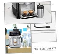 CLISPEED Tubo de Silicona para Máquina de Café Manguera de Leche para Espumador Reemplazo y Limpieza Fácil Accesorio Compatible para Cafeteras Automáticas Color Gris Oscuro Elegante