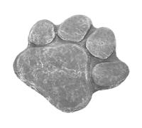 CLISPEED Tumba Conmemorativa para Perros De Resina Huella Decoración De Jardín y Patio Lápida De Mascota para Recordar Tu Perro Querido