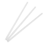 CLISPEED Varilla Agitadora de Vidrio Sólida Herramienta Transparente 3 Piezas de 20cm Extremos Redondeados y Lisos para Mezclar Líquidos para Uso en Laboratorio