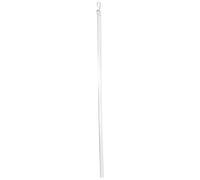 CLISPEED Varilla para Cortinas Ajustable de 17 Pulgadas Barra Transparente de Acrílico Instalación para Cortinas Pesadas y Ligeras Accesorio de Decoración Hogar