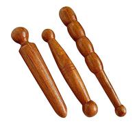 CLISPEED Varillas De Masaje De Madera 3 Piezas Palitos De Masaje De Pies Varilla De Acupresión Portátil Uso Profesional y Personal Reflexología Relajación Manos y Cuerpo