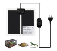 CLIUNT Alfombrilla Térmica para Reptiles, 5 W Alfombrilla Calefactora para Reptiles, Manta Calefactora para Reptiles, para Tortugas, Serpientes, Lagarto, Gecko, Araña, Rastreador(14 x15 cm)…