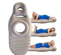 CLIUNT Almohada inflable de embarazo para dormir, almohadas de maternidad para mujeres embarazadas, almohada de embarazo de cuerpo completo, flotador de piscina de embarazo para personas que duermen
