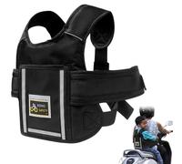 CLIUNT Cinturón de seguridad para moto para niños, Cinturón de Seguridad Motocicleta,Cinturón de Niños de la Motocicleta con tiras reflectantes, adecuado para niños de 2 a 12 años