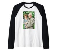 Clive Swift & Patricia Routledge Manteniendo la Apariencia Camiseta Manga Raglan