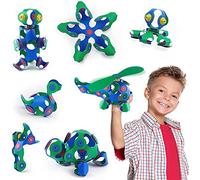 Clixo Crew 30 Piezas - Juguete magnético Flexible y Duradero, diseño Modular Stem estimula Creatividad. Juego multisensorial. Juega en Cualquier Lugar