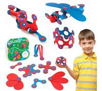 Clixo Itsy 18 Piezas. Juguete magnético niños, construcción magnético Flexible Duradero. Educativo, imán Stem. Juego Viaje. Ideal 4 a 8 años