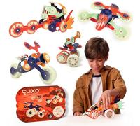 Clixo Mars Rover Pack - Aventura de construcción magnética que brilla en la oscuridad - 30 piezas únicas para la exploración galáctica. Juguete STEM nominado al premio. Adecuado para mayores de 6 años