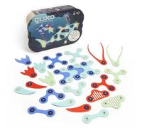 Clixo Ocean Creatures Pack - Juguete magnético de construcción que brilla en la oscuridad - 24 piezas magnéticas flexibles para exploración submarina y aventura. Juguete imaginativo STEM. Regalo para