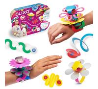 Clixo Pack Joyería - 28 Piezas Magnéticas Flexibles (11 Formas, 7 Diseños Únicos) | Juguete Creativo Stem para Niños y Niñas Jewelery Pack