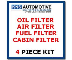 CLK270 CDi (02-05) Kit de servicio de filtro de aceite, combustible, cabina y aire
