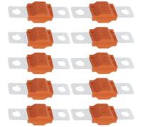 CLKE 10 fusibles midi de corriente alta, fusible midi 32 V 30 A, fusible atornillado, juego de fusibles para coches, camiones, autobuses, vehículos de ingeniería, buques (naranja)