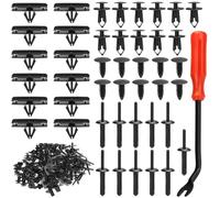 CLKE 121 clips de fijación para coche compatibles con Jeep Wrangler 2007 - 2022 y Grand Cherokee 2005-2010, clips de fijación de rejilla del radiador, clips de parachoques y remaches de plástico