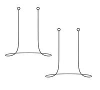 CLKE 2 cordones de silicona para los oídos, cable conector de tapones para los oídos, cordón de seguridad flexible resistente a tirones, con puntas extraíbles, evita que los tapones se caigan (negro)
