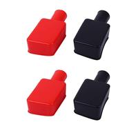 CLKE 2 pares de cubiertas de batería positivas negativas para polos de batería, cubiertas de polos para batería de coche, aislamiento de batería de coche, cubierta de pola de batería del coche,