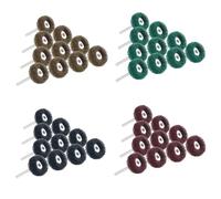 CLKE 40 discos abrasivos de 25 mm, para herramientas rotativas Dremel, accesorio de lijado de metal con mango de 3 mm
