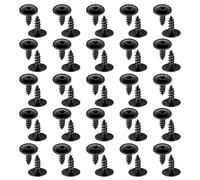 CLKE 50 tornillos para la bandeja inferior del motor, M5 x 16 mm, tornillos de guardabarros de coche, compatibles con Audi, Seat, Skoda, VW, para guardabarros de carrocería de coche y bandeja inferior