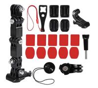 CLKE Soporte para casco de moto para Gopro soporte casco, soporte para casco de moto, soporte para casco de moto, soporte para cámaras de acción, accesorios para GoPro y otras cámaras de acción