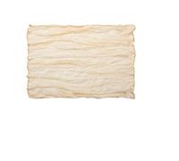 CLKLGEXEAK Servilletas de gasa de, servilletas decorativas arrugadas for mesas rústicas de bodas y hogar(Camel)