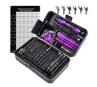 CLLBANT Juego de Destornilladores de precisión 170/32 en 1, Puntas de Destornillador Hexagonal Phillips, Herramientas manuales de reparación de teléfonos móviles, Destornillador Multifuncional