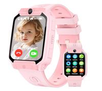 clleylise Reloj Inteligente Niño/Niña - Smartwatch para Niños con GPS Llamada Vídeo Bidireccional SOS, Modo Clase, Podómetro Calculadora, Smartwatch Niña Niño con Juegos Educativos Descargables