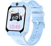 clleylise Reloj Inteligente Niño/Niña - Smartwatch para Niños GPS Llamada Vídeo Bidireccional SOS, Modo Clase, Podómetro Calculadora, Smartwatch Niña Niño con Juegos Educativos Descargables