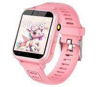 clleylise Reloj Inteligente Niño, Smartwatch Niños con 36 Juegos HD Cámara Alarma Reproductor de Música Podómetro Caloría Pantalla Táctil, Reloj Niño para Niños Niñas 4-12+