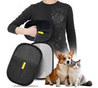 CLLGrocery Guante removedor de pelo de mascotas electrostático, cepillo mágico para eliminar el pelo de gatos y perros en tapicería, ropa, asientos de coche, guante de pelo de mascotas rápido y fácil