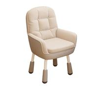 CLLXDZ Silla de Oficina, Giratoria, Silla de Estudio con Respaldo, Silla de Tocador, Adecuada para Dormitorio, Sala de Estudio, Vestidor(White)