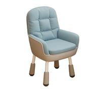 CLLXDZ Silla de Oficina, Giratoria, Silla de Estudio con Respaldo, Silla de Tocador, Adecuada para Dormitorio, Sala de Estudio, Vestidor(Blue)